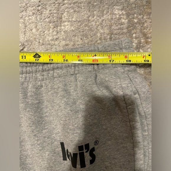 Levi's Light Grey Graphic Cotton Blend Sweatpants Men's Size XL Relax Athleisure - Picture 10 of 10